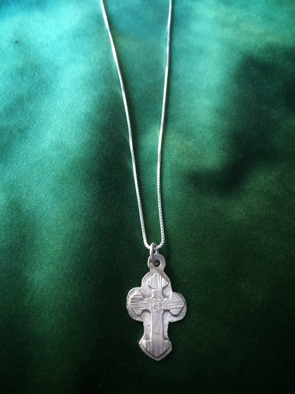 With Me Now  - cross pendant